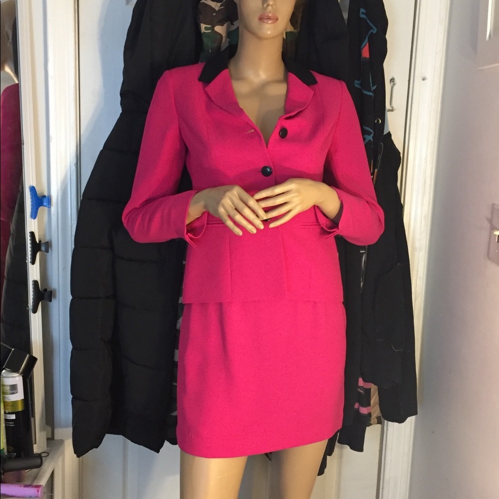 Pink dress suit